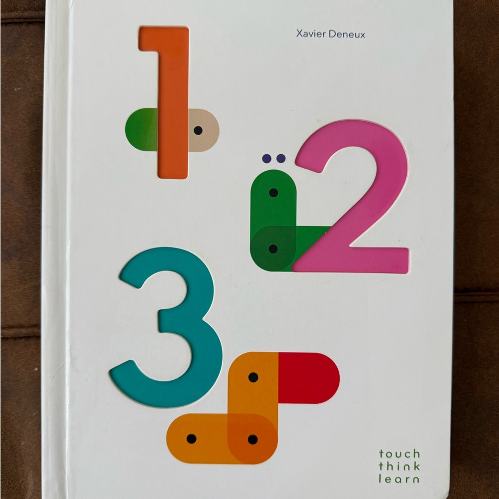 Touchthinklearn: 123 - (Touch Think Learn) by Xavier Deneux (Board Book)